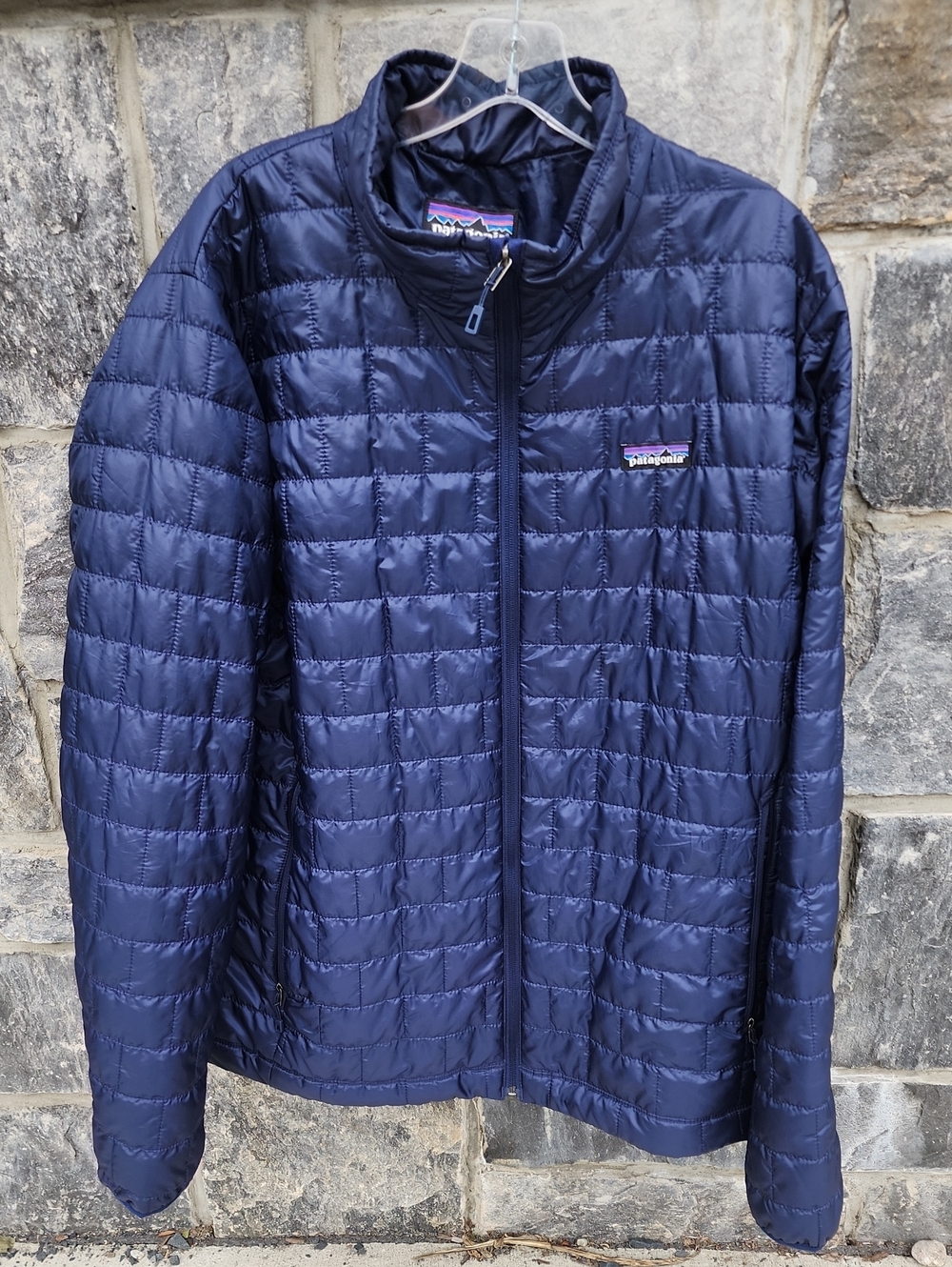 Patagonia Nano Puff Navy Quilted Lightweight Puffer Jacket Men's XL